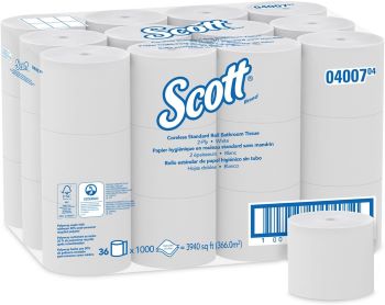 TOILET TISSUE,CORELESS,OSI, 1000 SHEETS PER ROLL, 36 CT