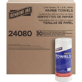 TOWELS PAPER ROLL KITCHEN , OSI BRAND, 2 PLY, 85 SHEET PER ROLL, 30 ROLLS PER CT